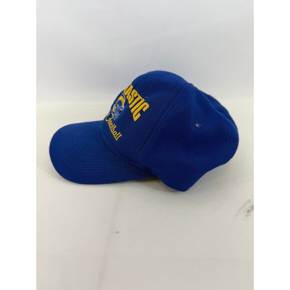 Vintage St. Louis Rams RAMTASTIC Snapback Hat Blue NFL Cap One Size - Picture 4 of 6